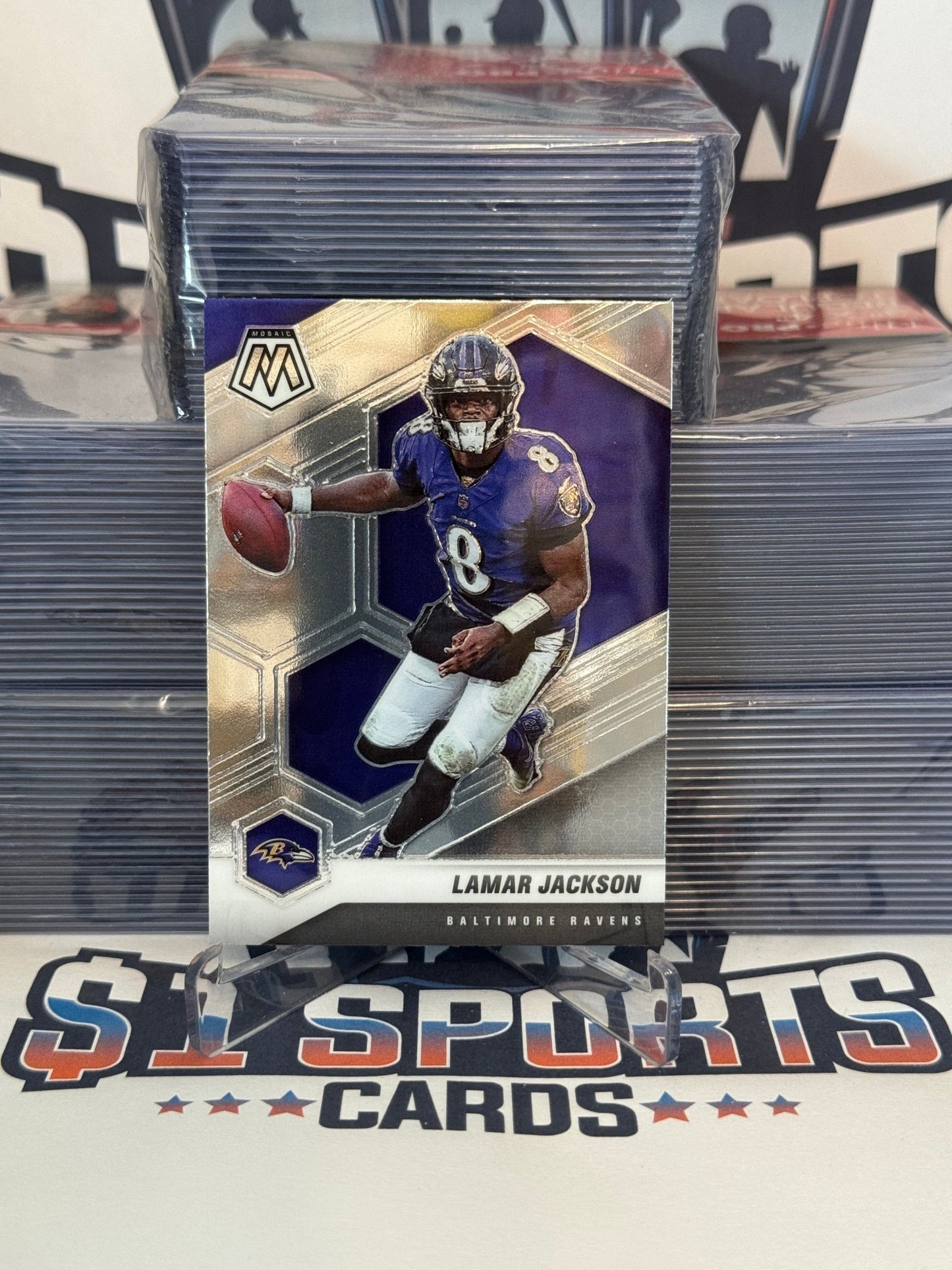 2021 Panini Mosaic Lamar Jackson #19
