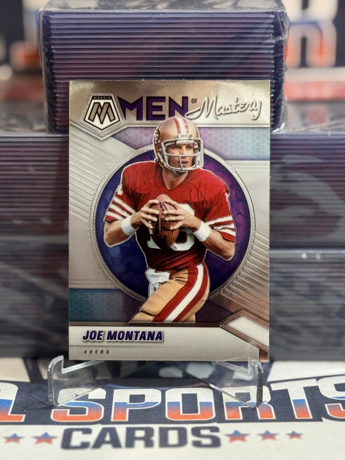 2021 Panini Mosaic (Men of Mastery) Joe Montana MM11