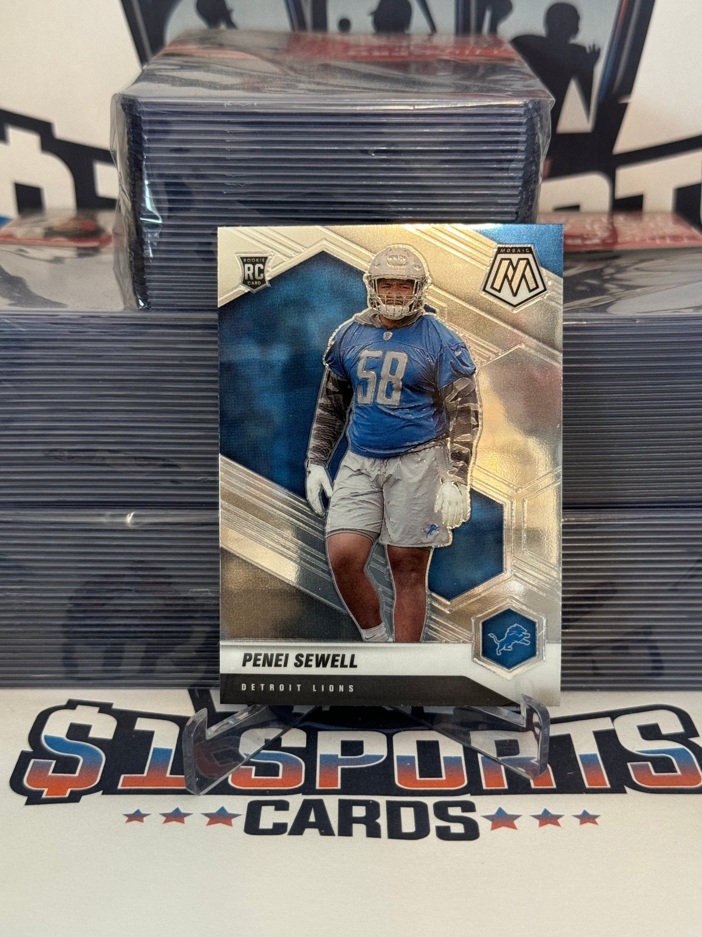 2021 Panini Mosaic Penei Sewell Rookie #370