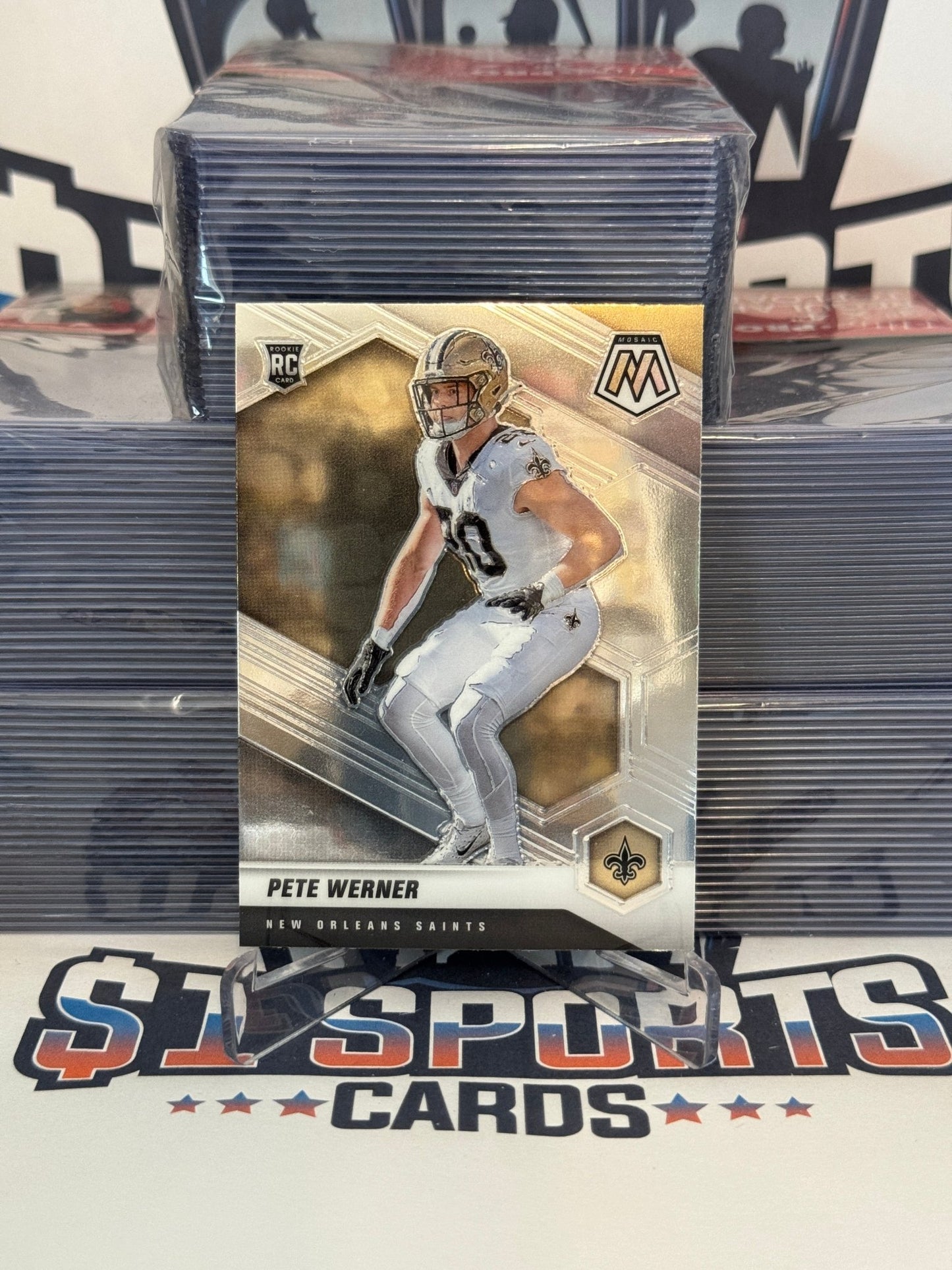 2021 Panini Mosaic Pete Werner Rookie #367