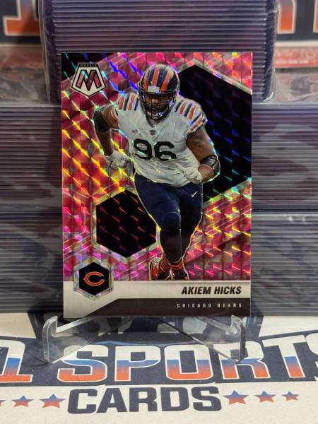 2021 Panini Mosaic (Pink Camo Prizm) Akiem Hicks 45
