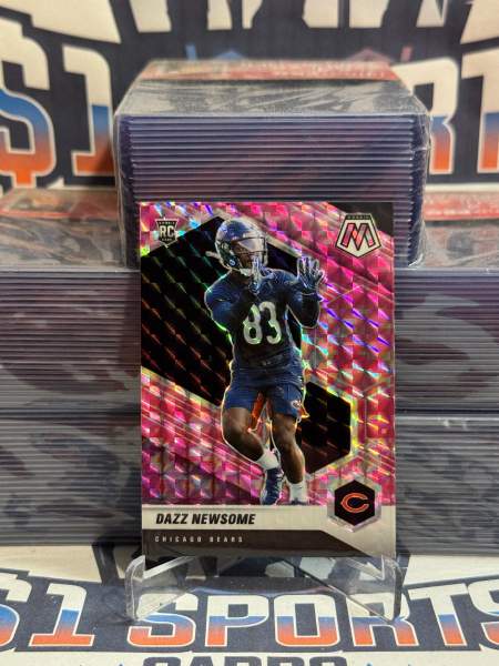 2021 Panini Mosaic (Pink Camo Prizm) Dazz Newsome Rookie 396