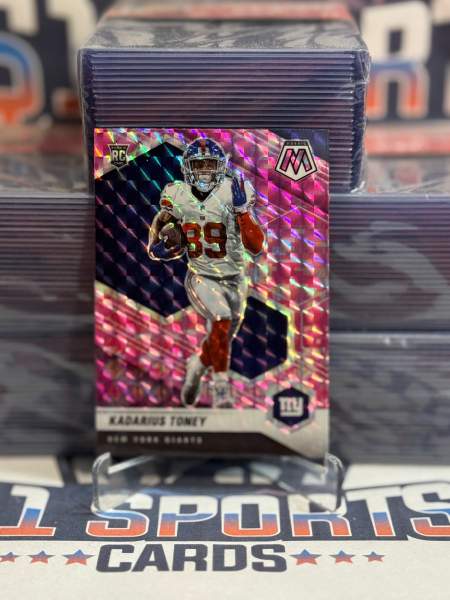 2021 Panini Mosaic (Pink Camo Prizm) Kadarius Toney Rookie 312