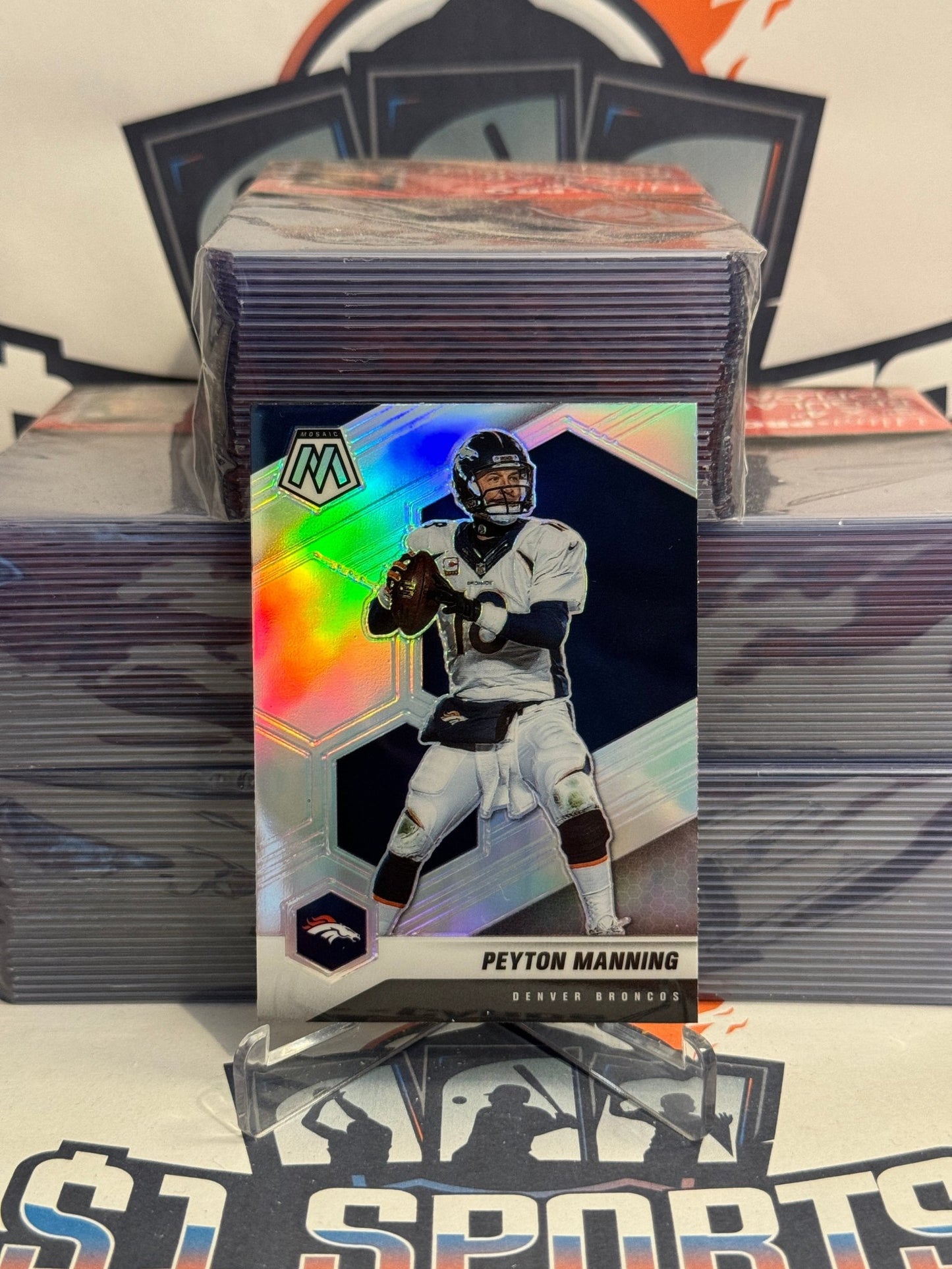 2021 Panini Mosaic (Silver Prizm) Peyton Manning #67