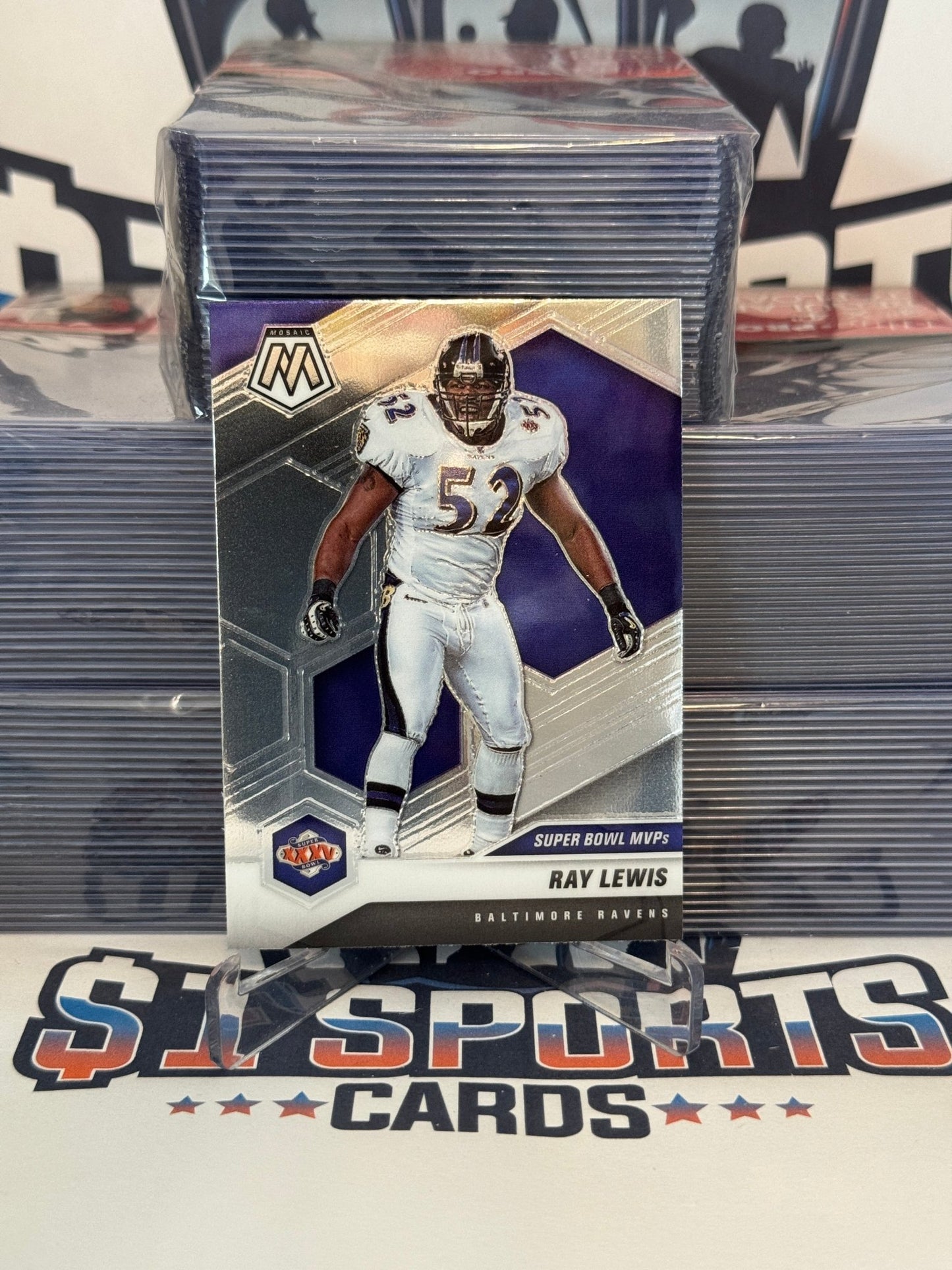 2021 Panini Mosaic (Super Bowl MVPs) Ray Lewis #290