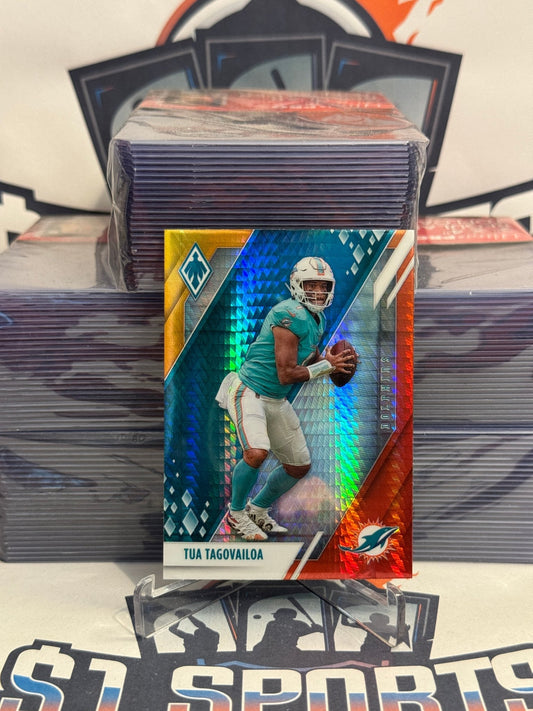 2021 Panini Phoenix (Fire Burst Prizm) Tua Tagovailoa #76