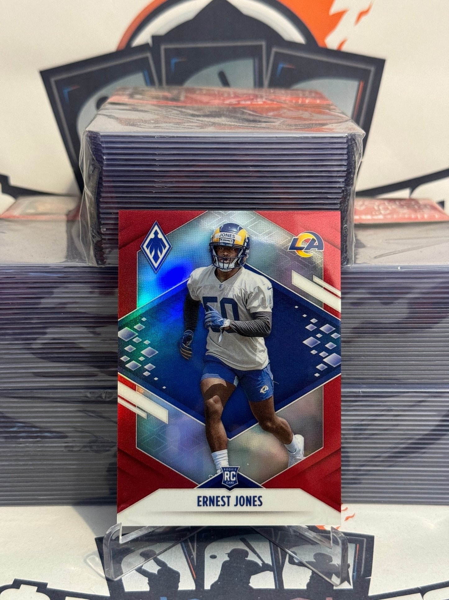 2021 Panini Phoenix (Red Prizm 62/250) Ernest Jones Rookie #187