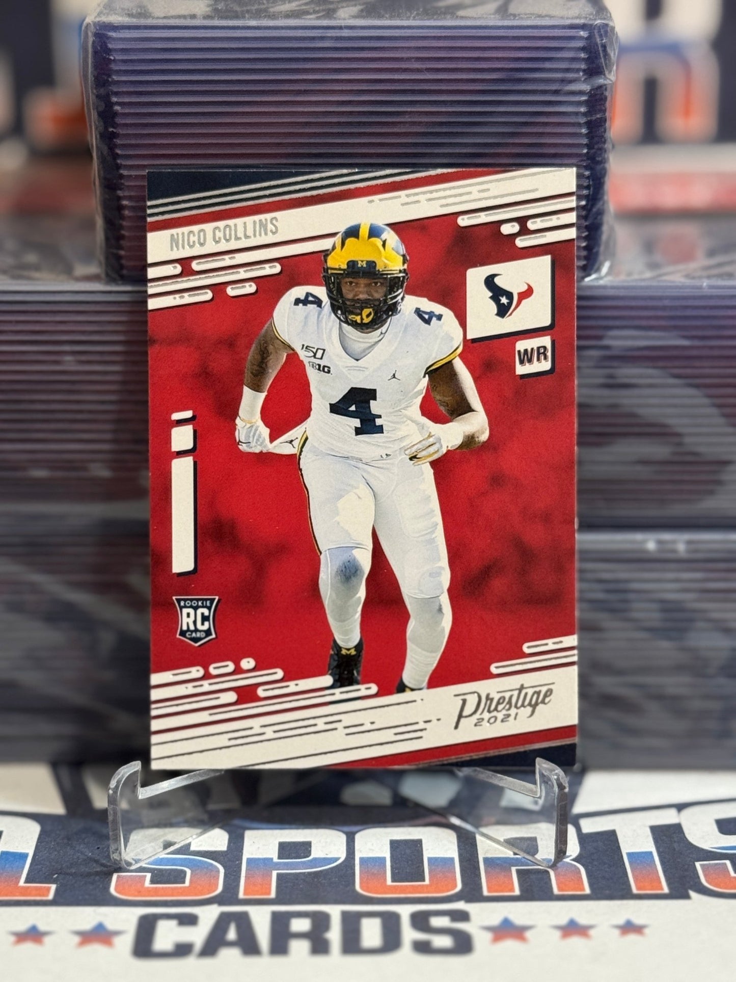 2021 Panini Prestige Nico Collins Rookie 237