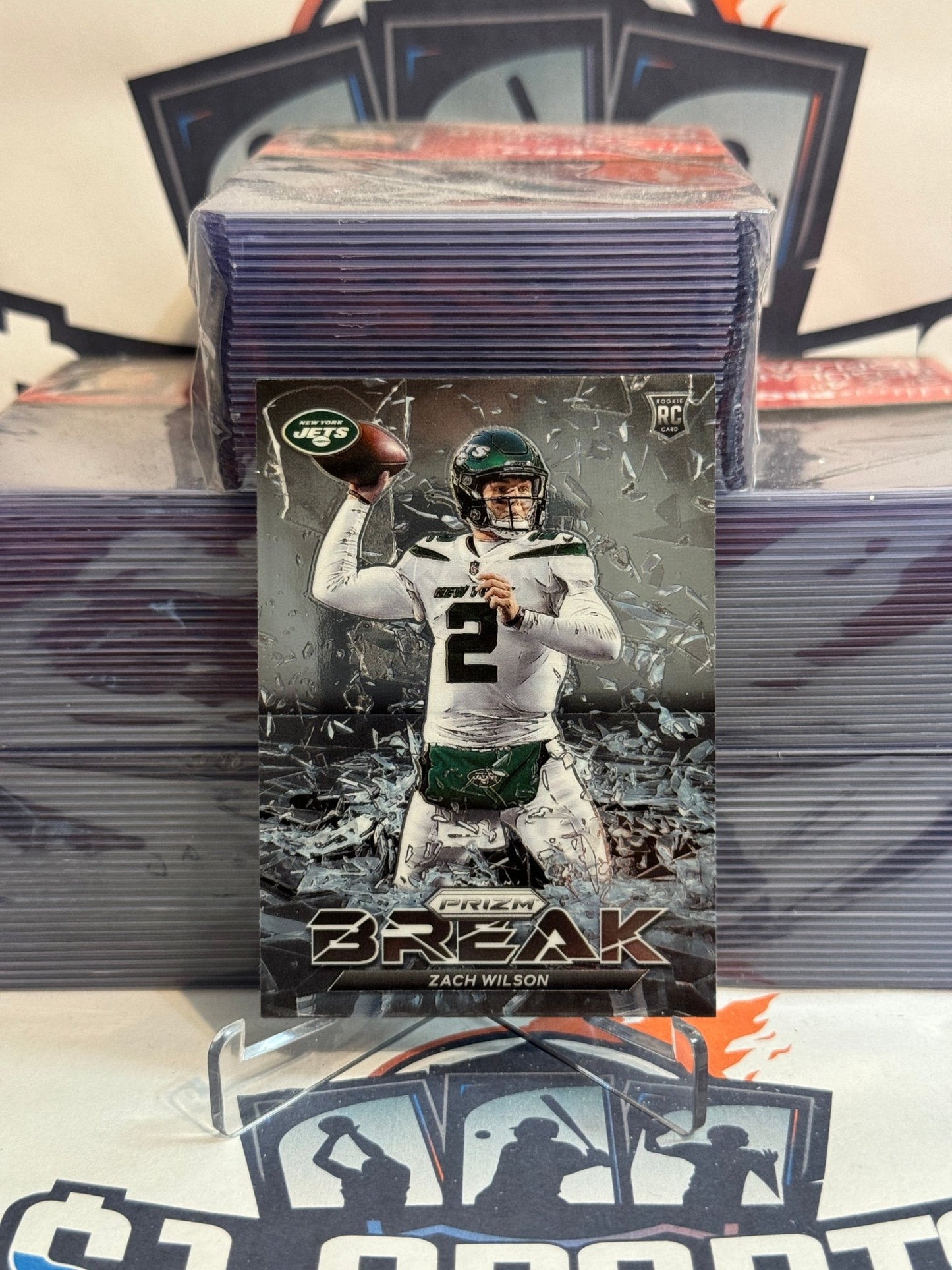 2021 Panini Prizm (Break) Zach Wilson Rookie #PB-4
