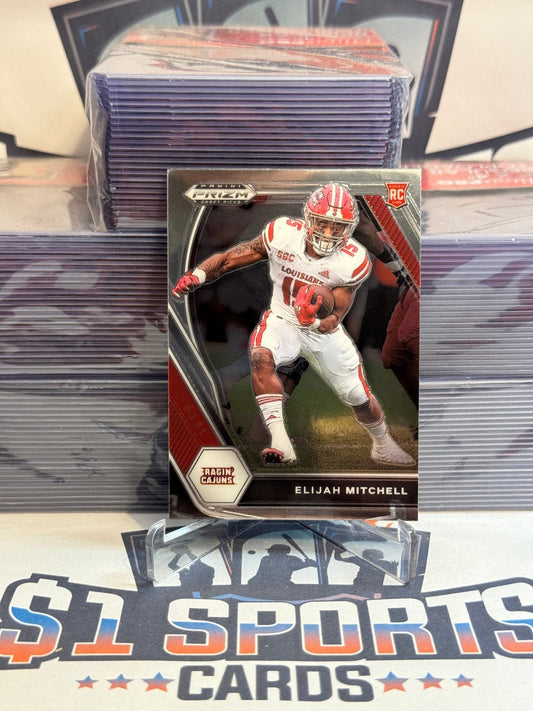 2021 Panini Prizm Draft Picks Elijah Mitchell Rookie #156
