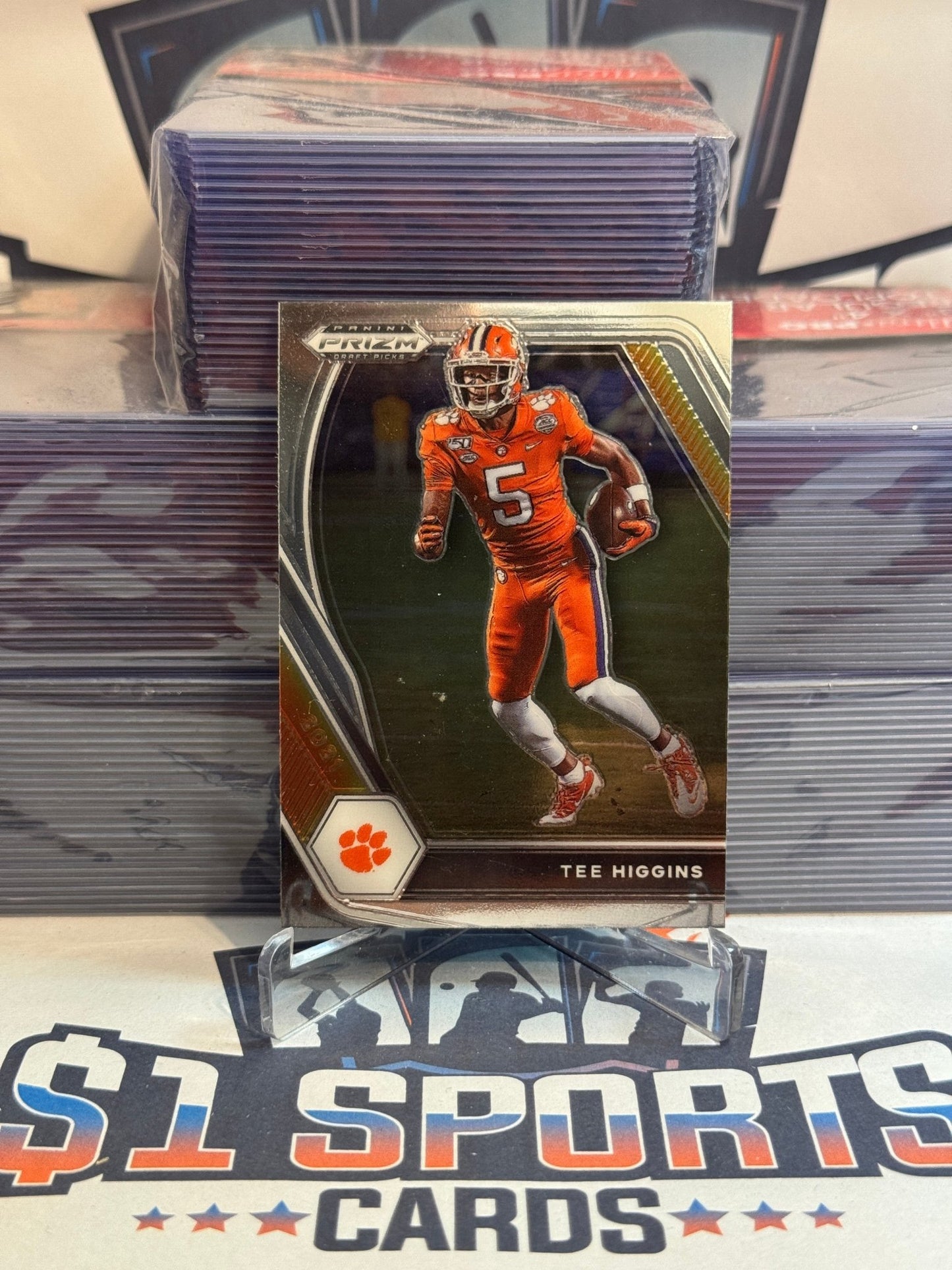 2021 Panini Prizm Draft Picks Tee Higgins #60