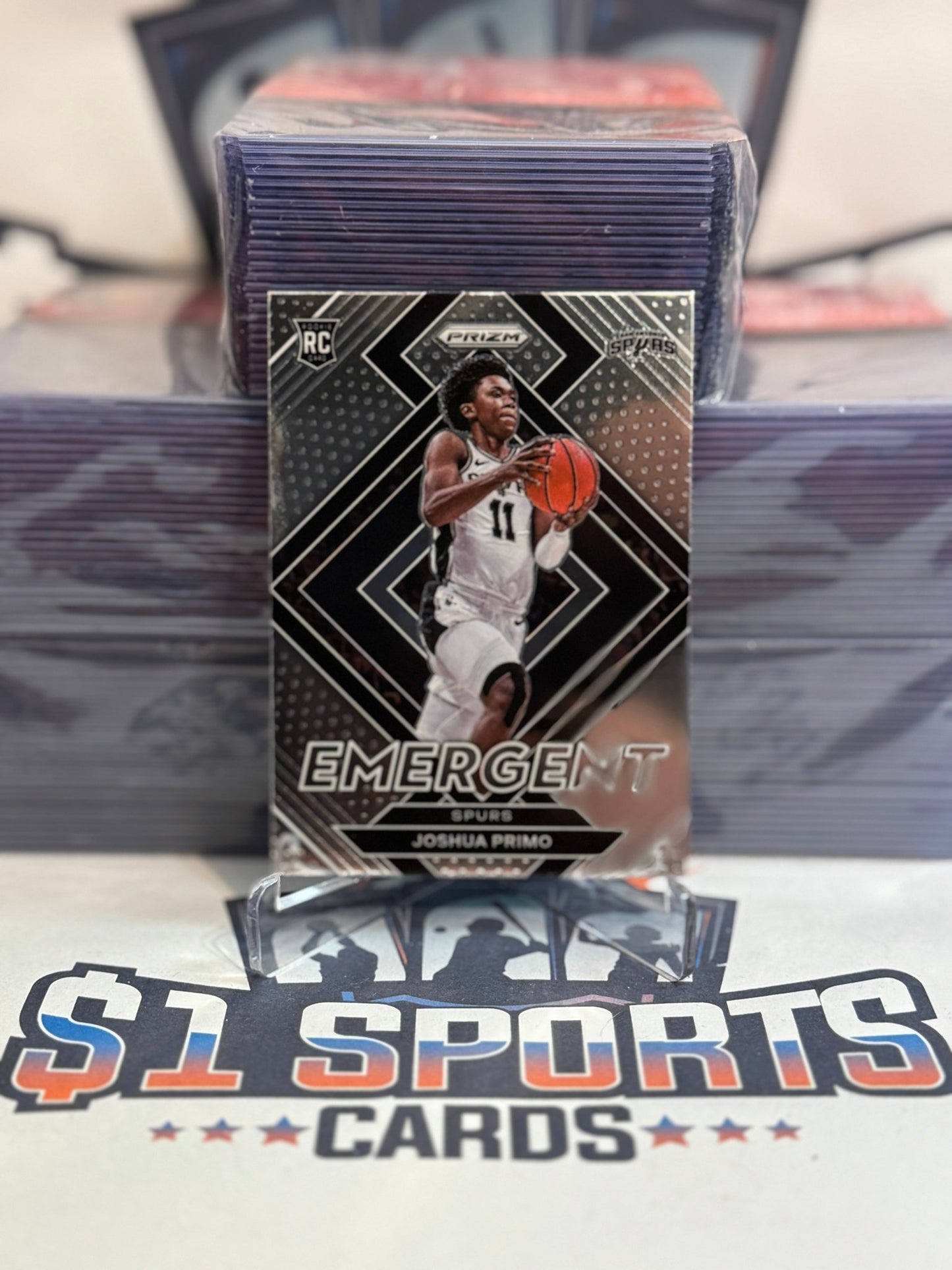 2021 Panini Prizm (Emergent) Joshua Primo Rookie #17