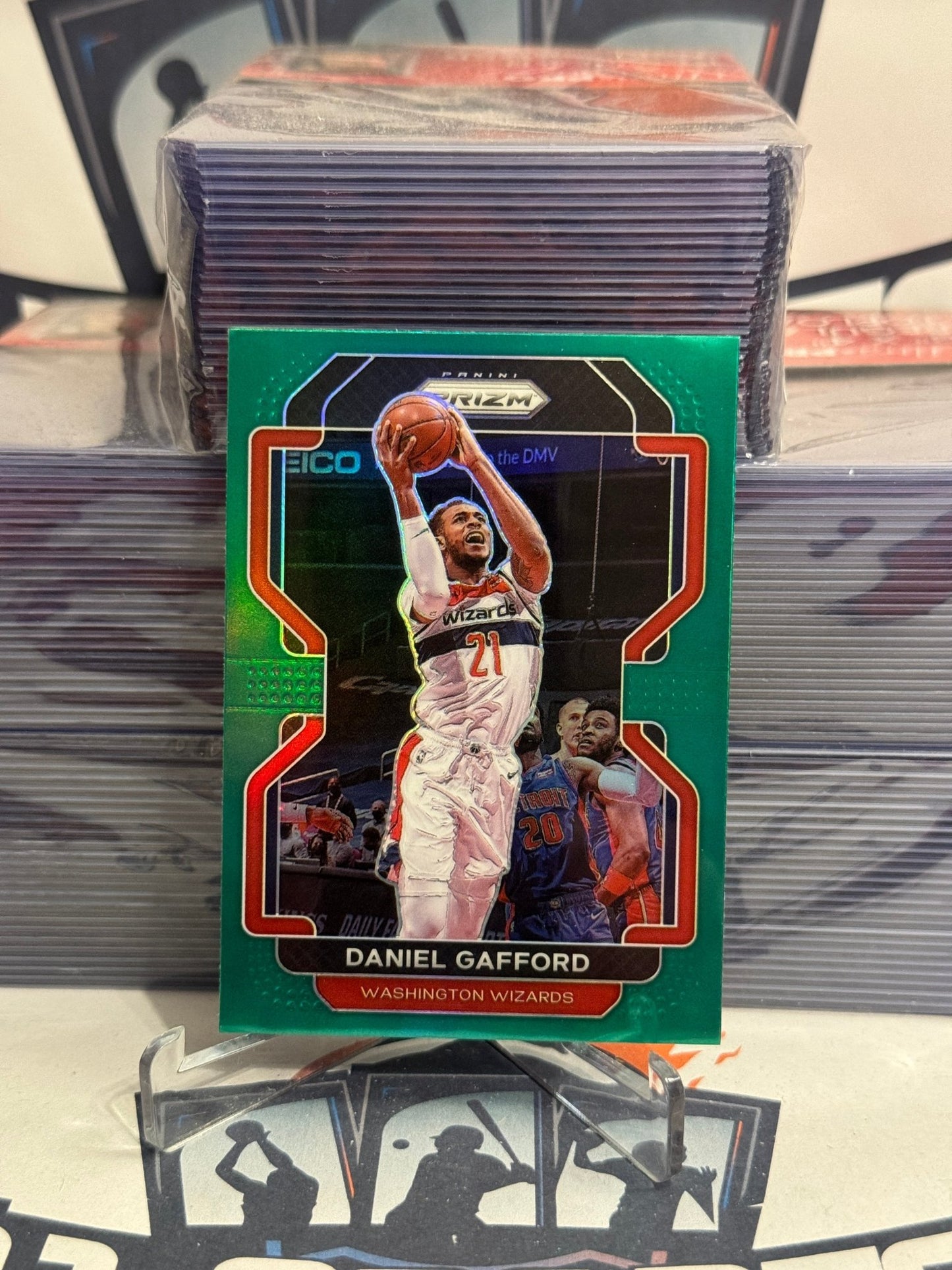 2021 Panini Prizm (Green Prizm) Daniel Gafford #125