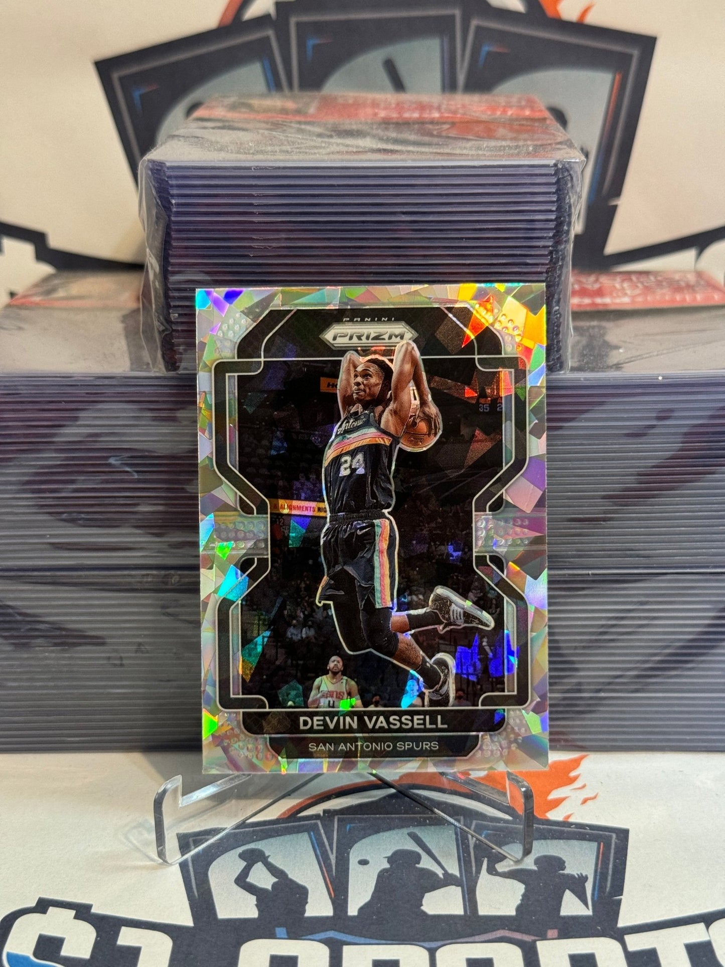 2021 Panini Prizm (Ice Prizm) Devin Vassell #130