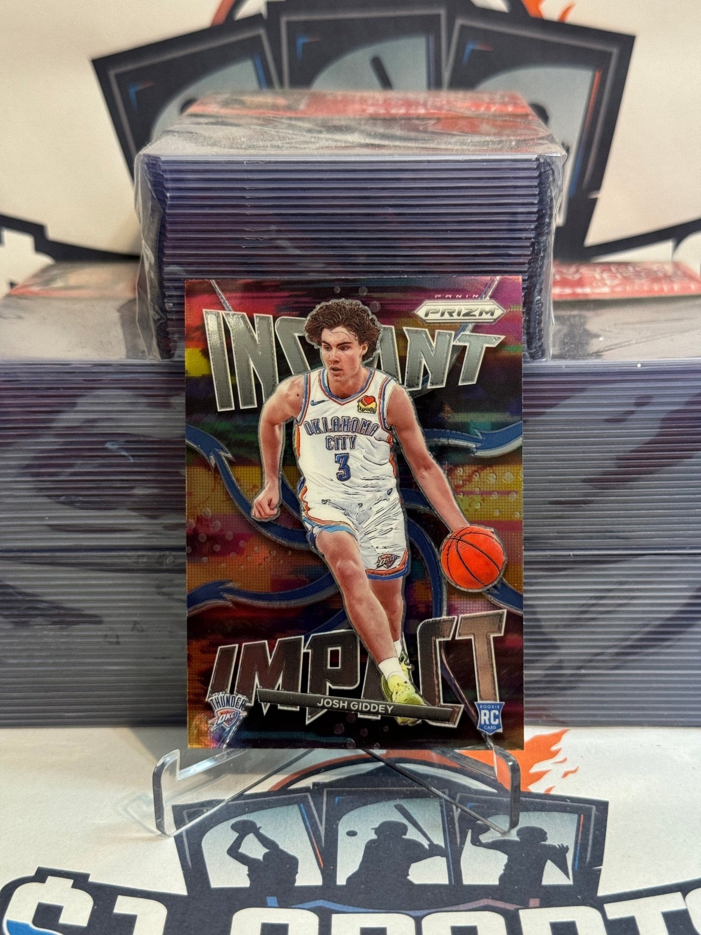 2021 Panini Prizm (Instant Impact) Josh Giddey Rookie #4