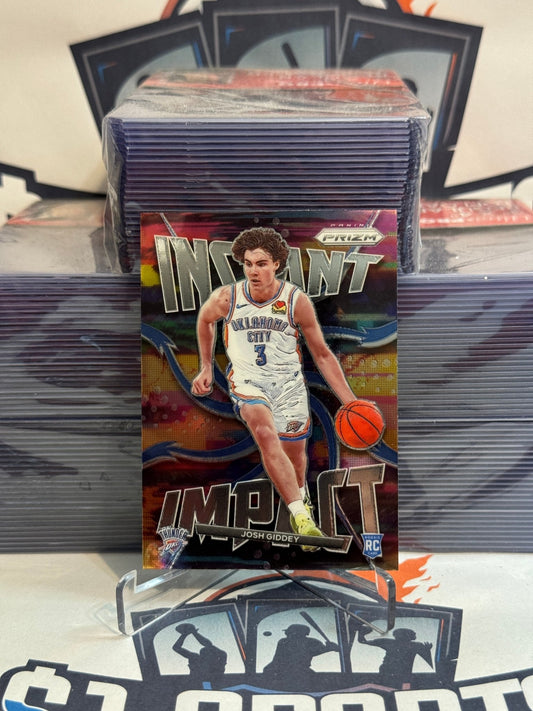 2021 Panini Prizm (Instant Impact) Josh Giddey Rookie #4