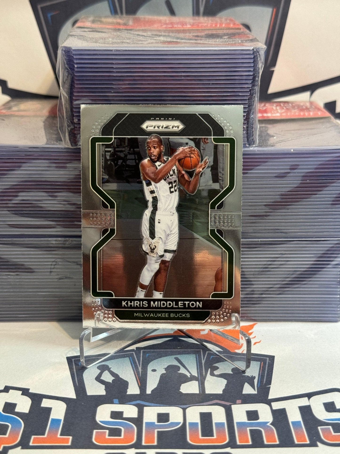 2021 Panini Prizm Khris Middleton #128
