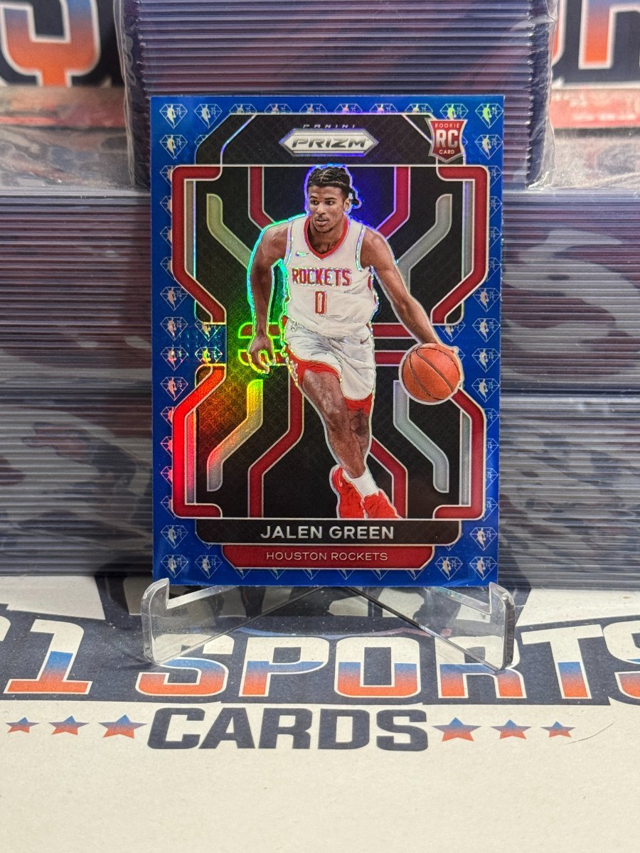 2021 Panini Prizm (NBA 75th Anniversary Prizm SP) Jalen Green Rookie 306