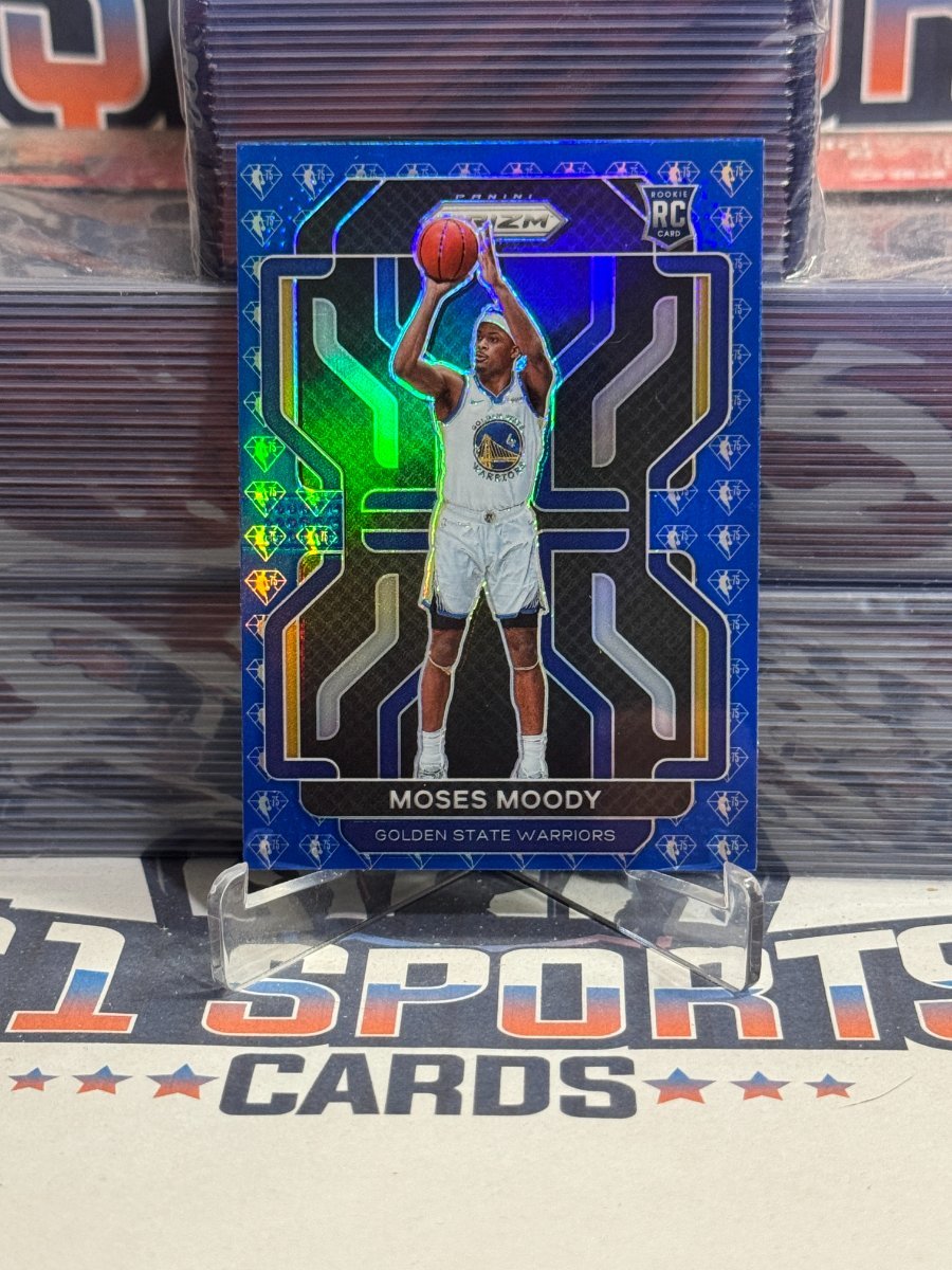 2021 Panini Prizm (NBA 75th Anniversary Prizm SP) Moses Moody Rookie 308