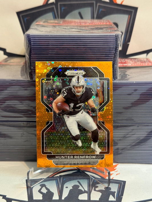 2021 Panini Prizm (Orange Disco Prizm) Hunter Renfrow #176