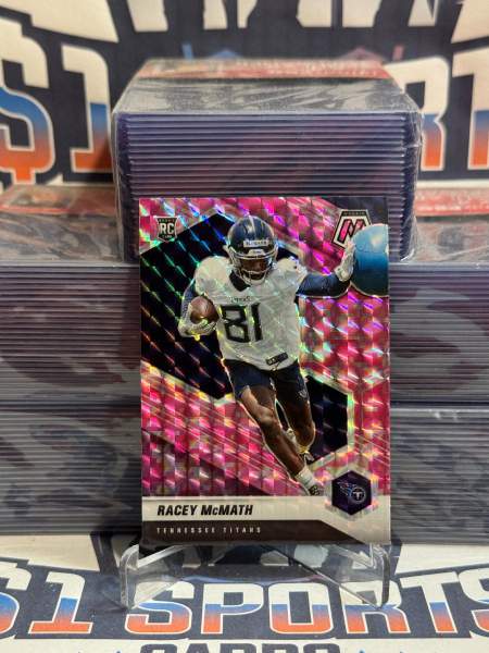 2021 Panini Prizm (Pink Camo Prizm) Racey McMath Rookie 392