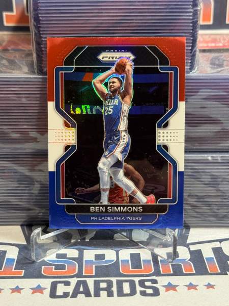 2021 Panini Prizm (Red White Blue Prizm) Ben Simmons 199