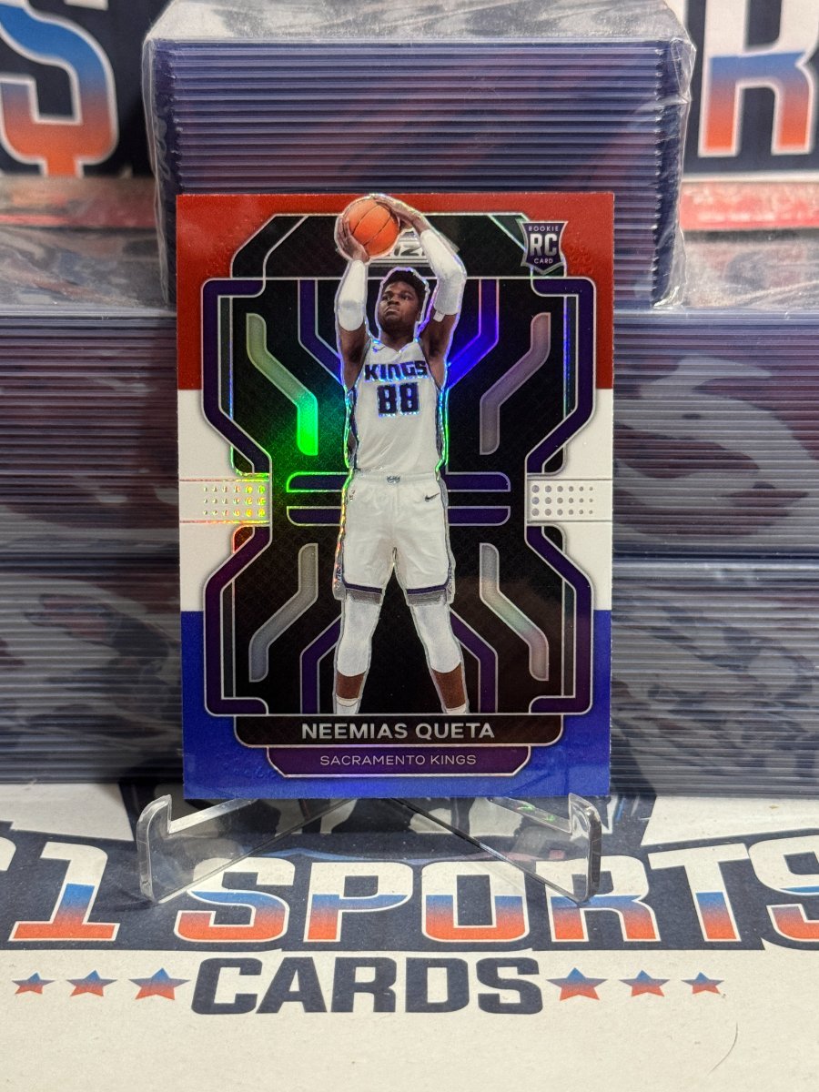 2021 Panini Prizm (Red White Blue Prizm) Neemias Queta 316