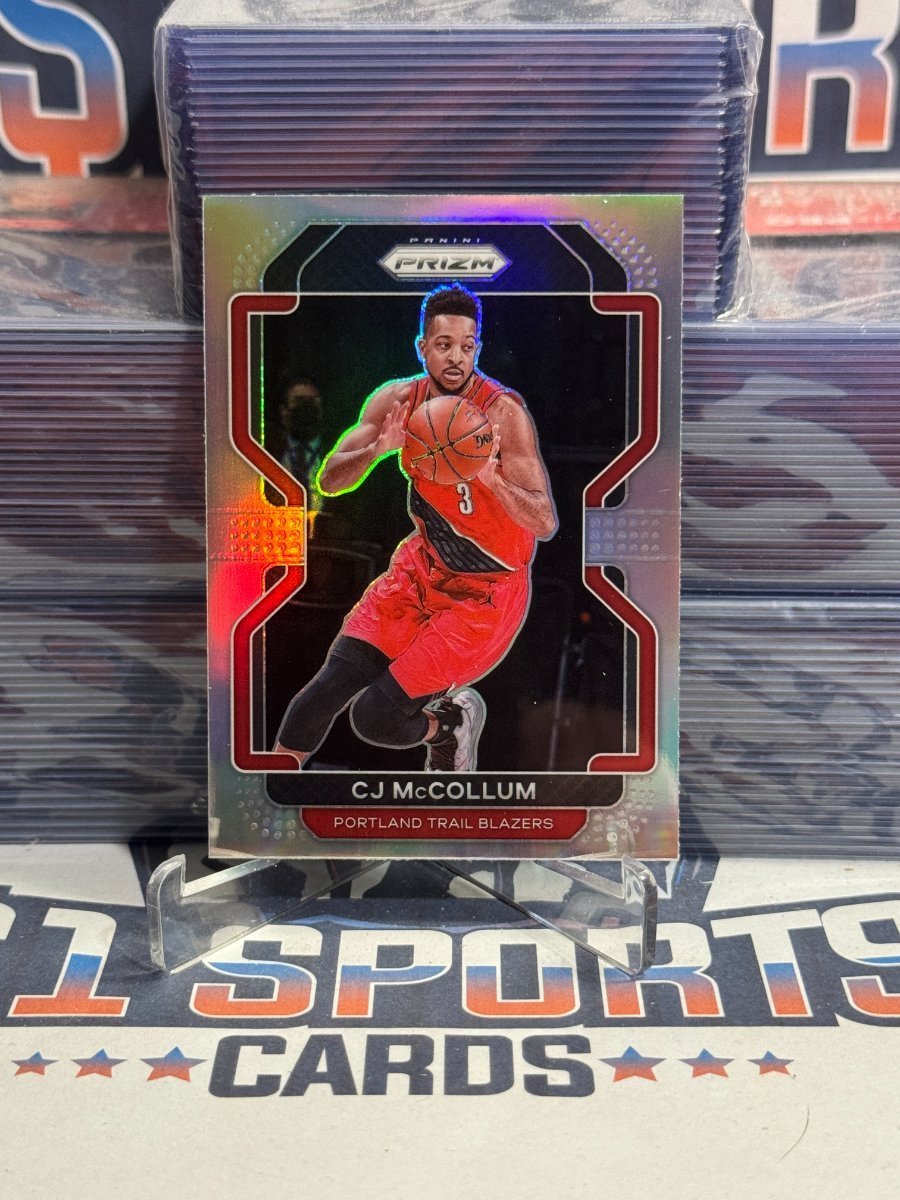 2021 Panini Prizm (Silver Prizm) CJ McCollum 22