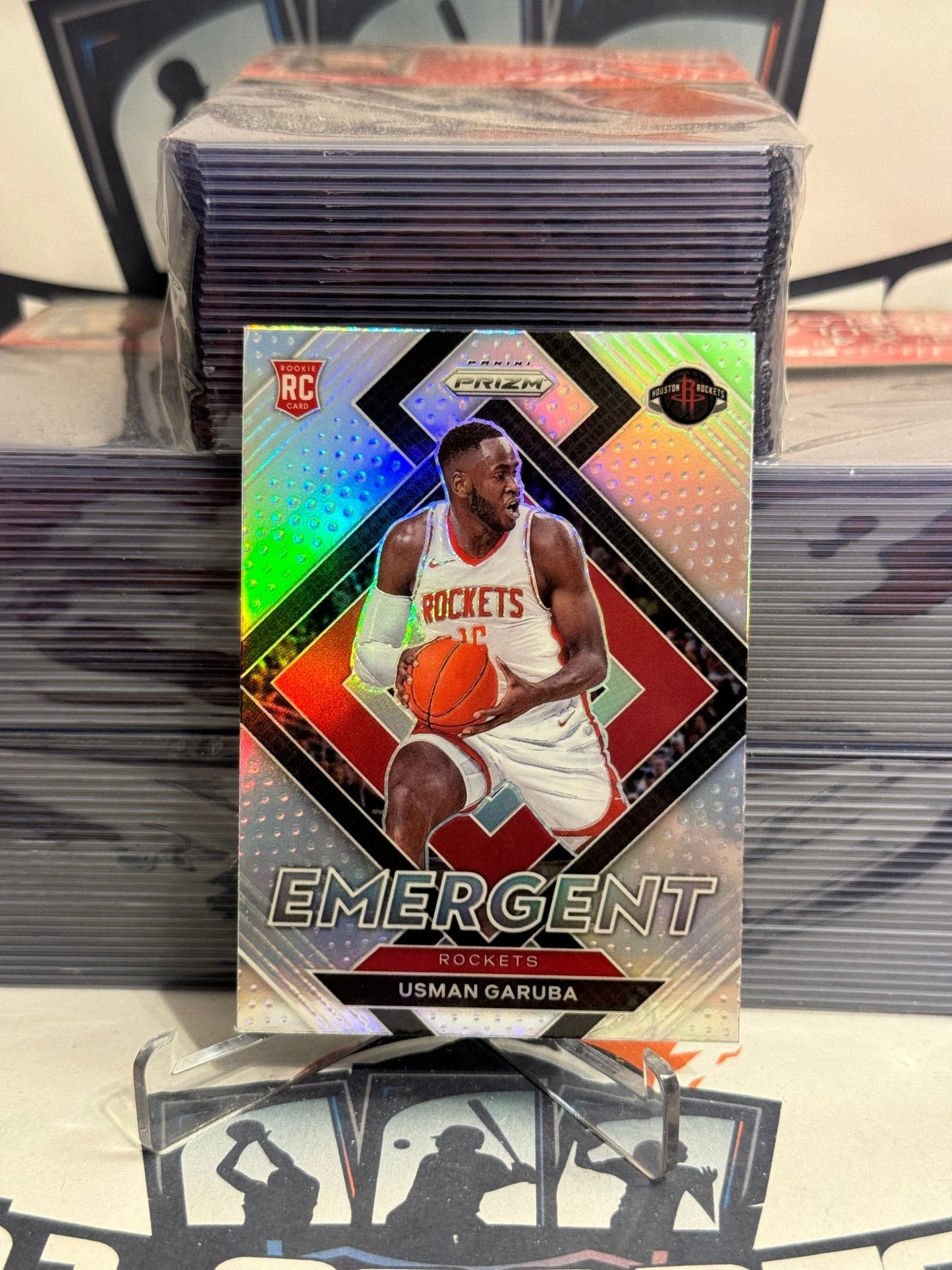 2021 Panini Prizm (Silver Prizm, Emergent) Usman Garuba Rookie #29
