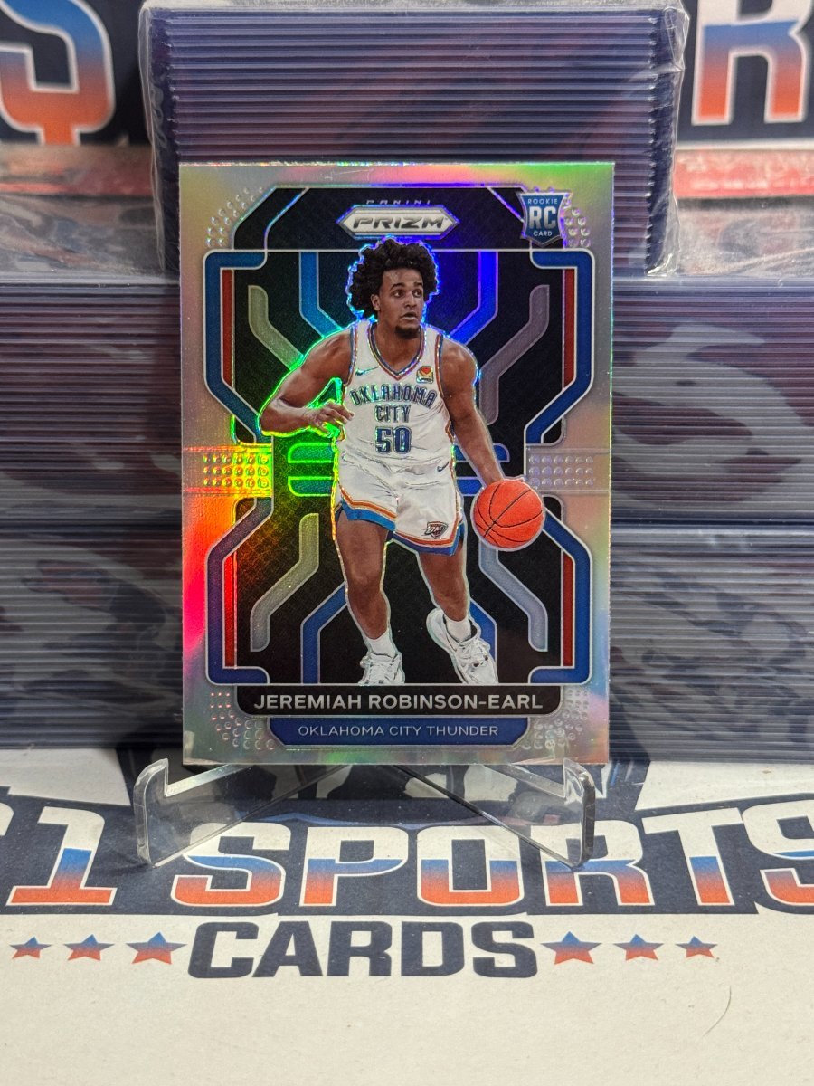 2021 Panini Prizm (Silver Prizm) Jeremiah Robinson - Earl Rookie 319