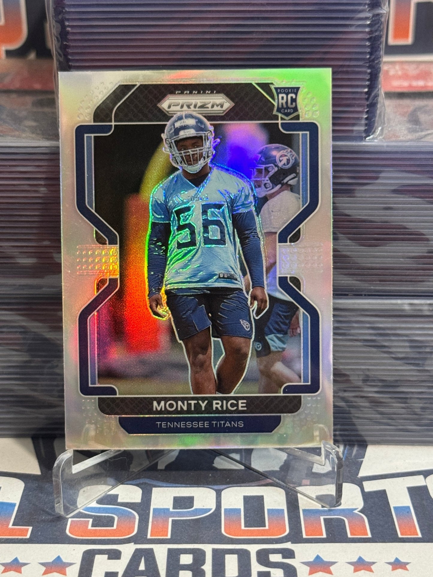 2021 Panini Prizm (Silver Prizm) Monty Rice Rookie 420
