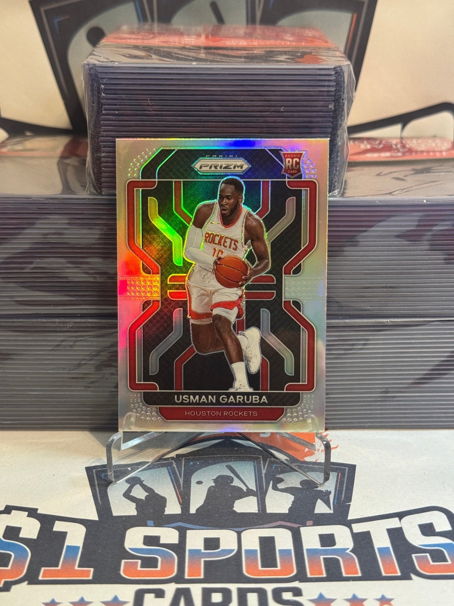 2021 Panini Prizm (Silver Prizm) Usman Garuba Rookie #321