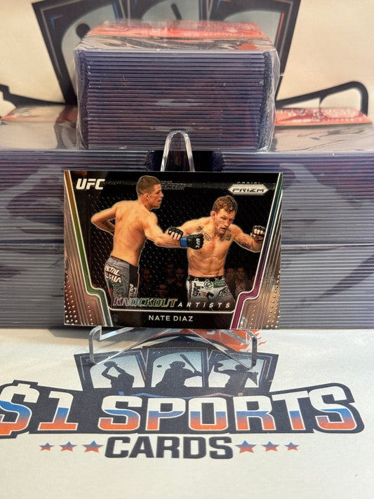 2021 Panini Prizm UFC (Knockout Artists) Nate Diaz #5