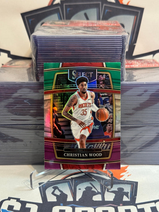 2021 Panini Select (Green White Purple Prizm) Christian Wood #61