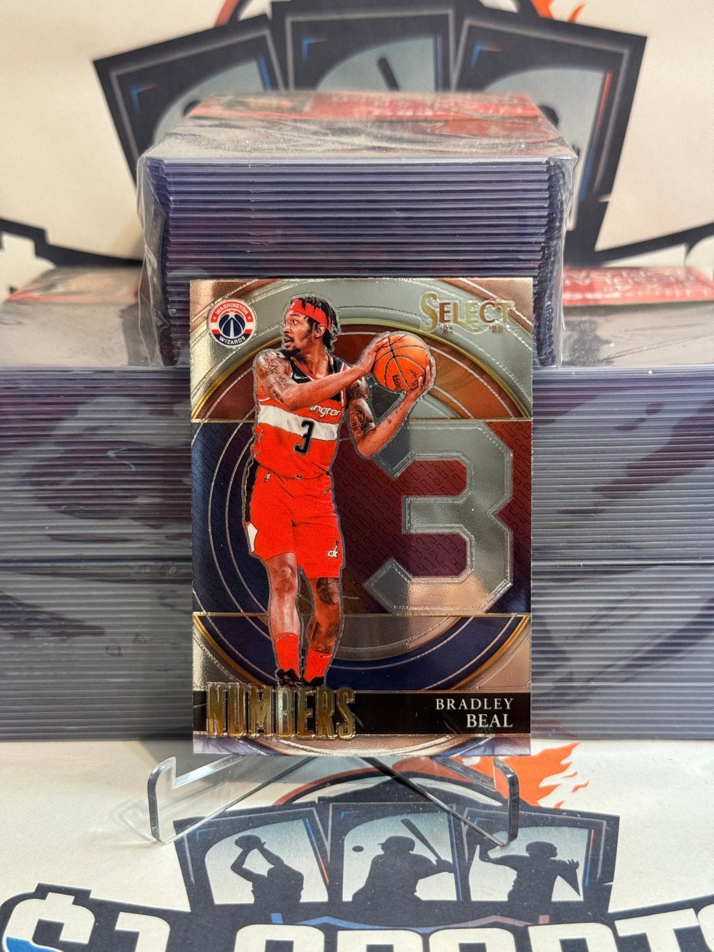2021 Panini Select (Numbers) Bradley Beal #35