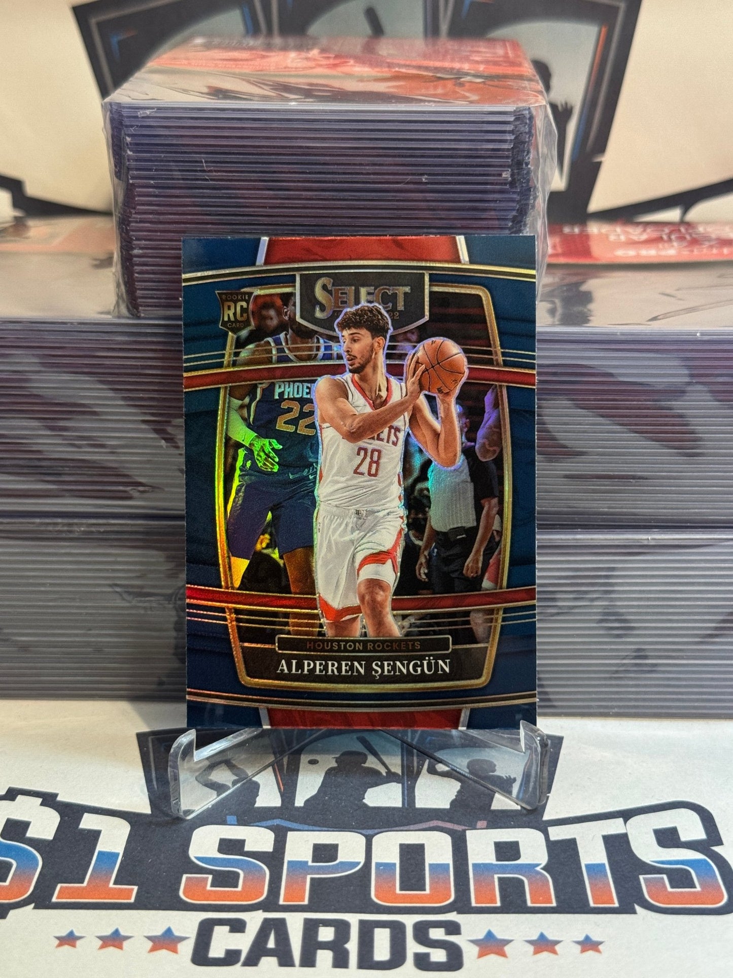 2021 Panini Select (Silver Prizm) Apren Sengun Rookie #19