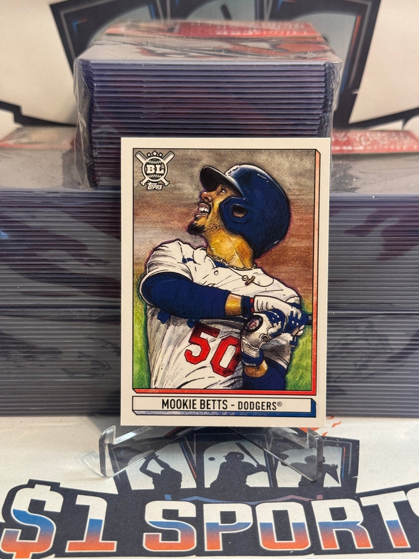 2021 Topps Big League (Art of the Game) Mookie Betts #ATG - MB