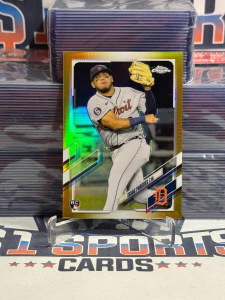 2021 Topps Chrome (Gold Refractor 30/50) Isaac Paredes Rookie