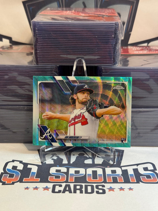 2021 Topps Chrome (Teal Wave Refractor 111/199) Ian Anderson Rookie #6