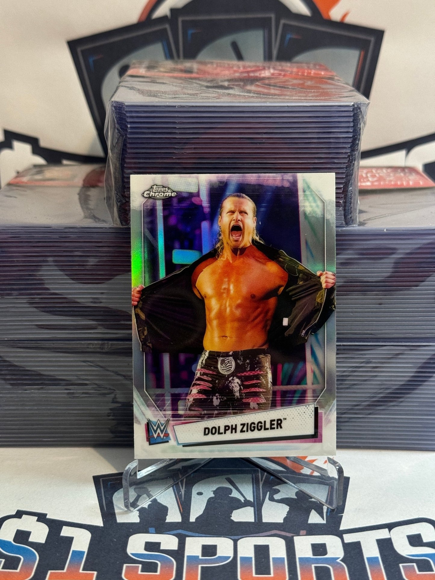 2021 Topps Chrome WWE (Image Variation Refractor) Dolph Ziggler #IV-23
