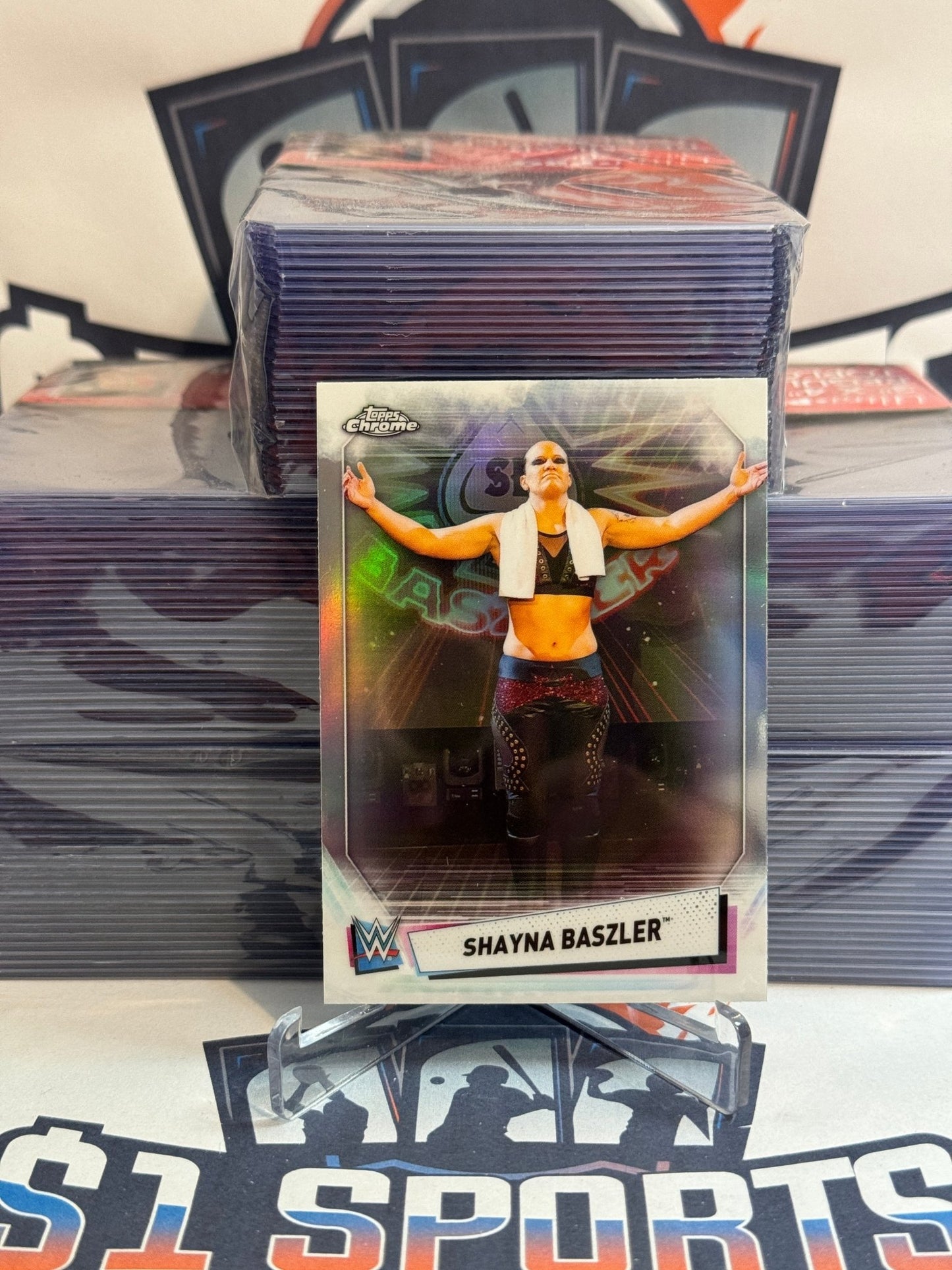 2021 Topps Chrome WWE (Image Variation Refractor) Shayna Baszler #IV-15