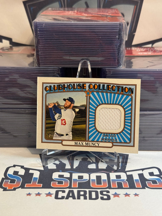 2021 Topps Heritage (Clubhouse Collection Relic) Max Muncy #CCR - MM