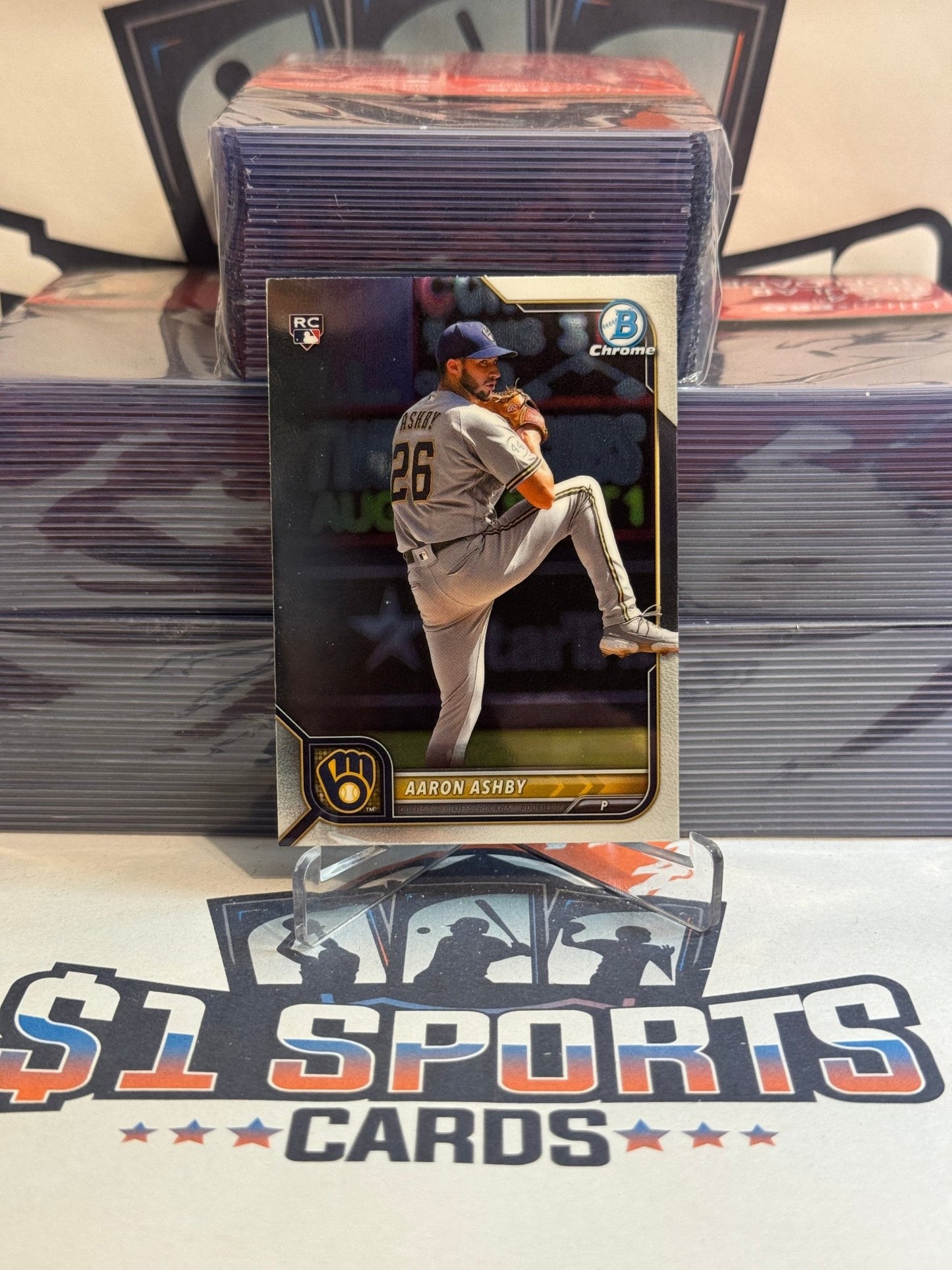 2022 Bowman Chrome Aaron Ashby #33