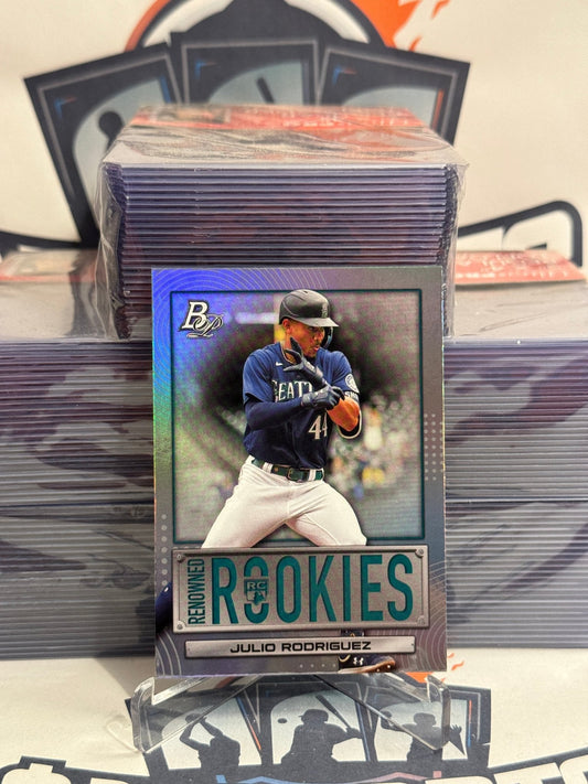 2022 Bowman Platinum (Renowned Rookies) Julio Rodriguez #RR-17