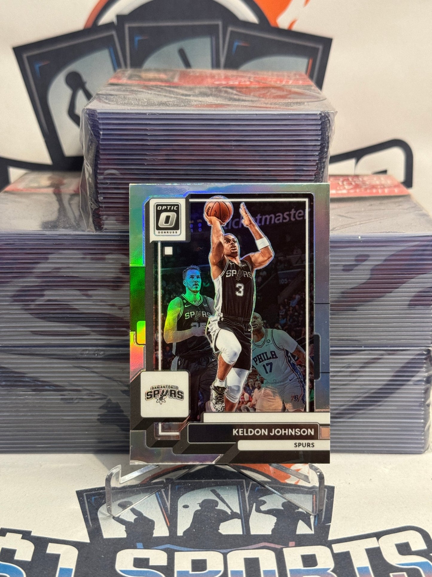 2022 Donruss Optic (Holo Prizm) Keldon Johnson #186