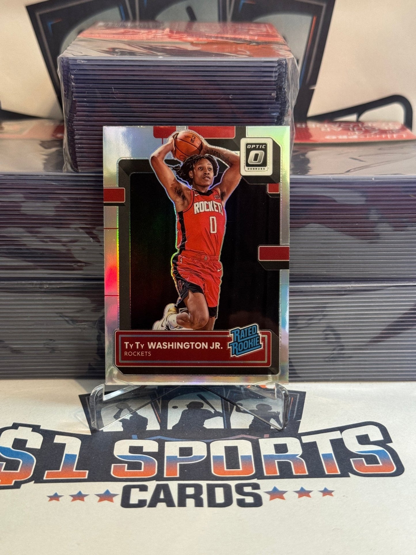 2022 Donruss Optic (Holo Prizm, Rated Rookie) Ty Ty Washington #231