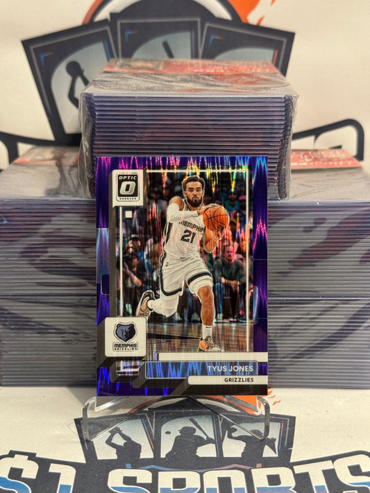 2022 Donruss Optic (Purple Shock Prizm) Tyus Jones #184