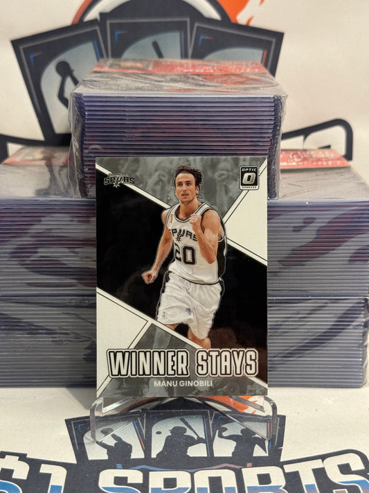 2022 Donruss Optic (Winner Stays) Manu Ginobili #16
