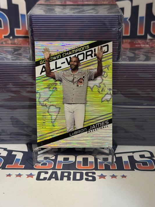 2022 LeBron James (Neon Green, All - World 134/199) LeBron James #AW - 15