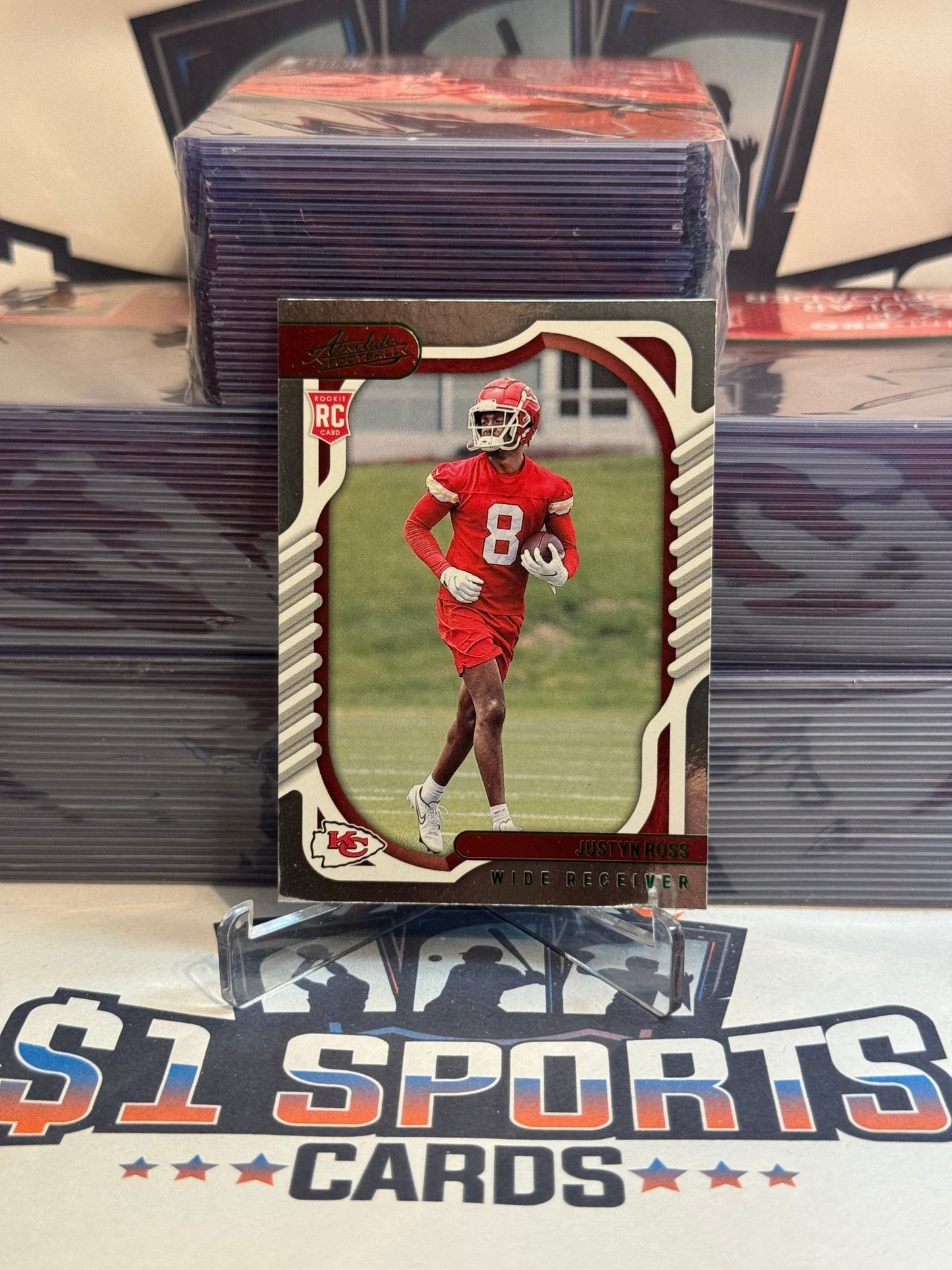 2022 Panini Absolute (Green) Justyn Ross Rookie #174